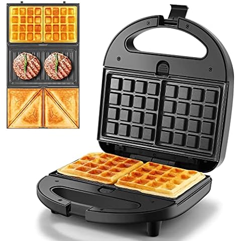 3-in-1 Waffle, Sandwich, Panini Maker