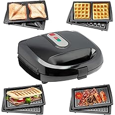 3-in-1 Waffle, Sandwich, Panini Maker