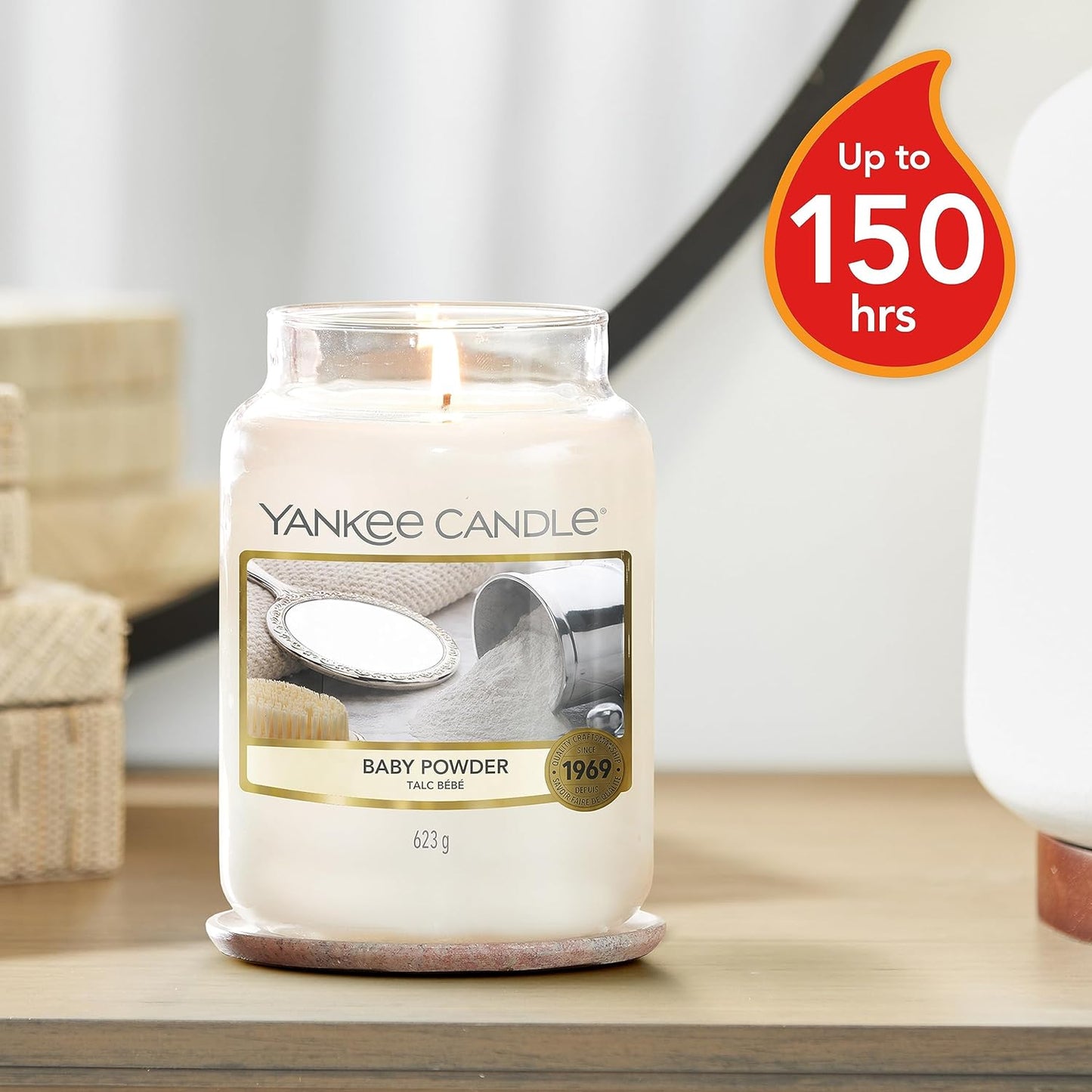 Baby Powder Large Jar Candle